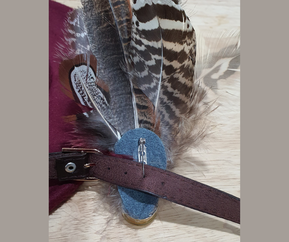 Feather Hat Pin/ Brooch The Country Estate